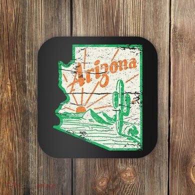 AZ Arizona Grand Canyon Cactus State Outdoors Activity Tee Coaster