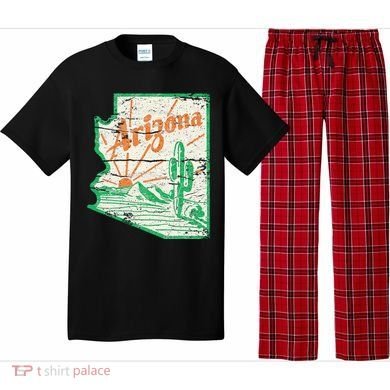 AZ Arizona Grand Canyon Cactus State Outdoors Activity Tee Pajama Set
