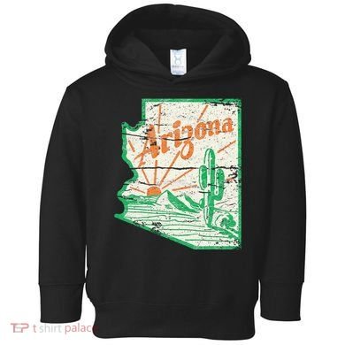 AZ Arizona Grand Canyon Cactus State Outdoors Activity Tee Toddler Hoodie