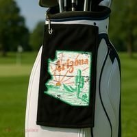 AZ Arizona Grand Canyon Cactus State Outdoors Activity Tee Golf Towel thumb 2