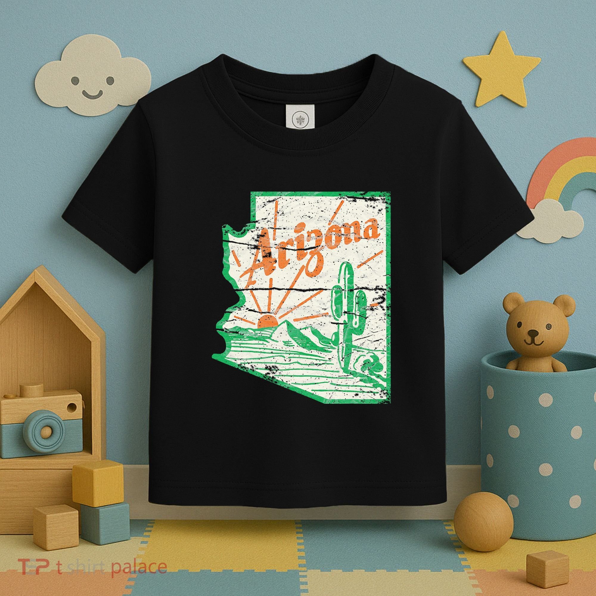 AZ Arizona Grand Canyon Cactus State Outdoors Activity Tee Toddler T-Shirt