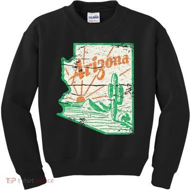 AZ Arizona Grand Canyon Cactus State Outdoors Activity Tee Kids Sweatshirt