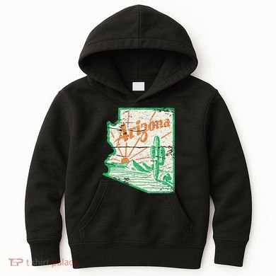 AZ Arizona Grand Canyon Cactus State Outdoors Activity Tee Kids Hoodie