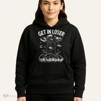 Alien Abduction Get In Loser Ufo Hoodie thumb 5