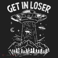 Alien Abduction Get In Loser Ufo Tumbler thumb 3