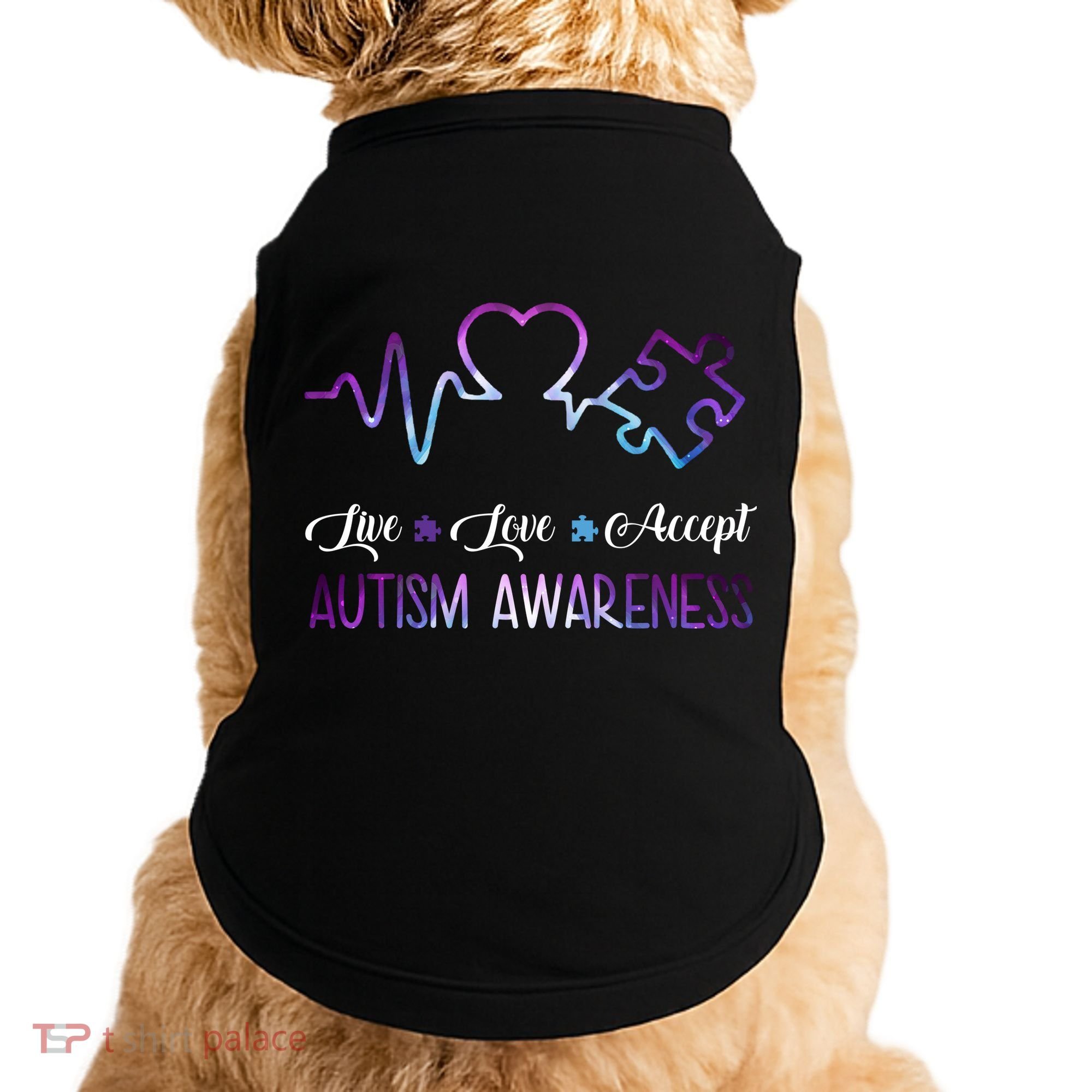 Autism Awareness Galaxy Doggie Tank