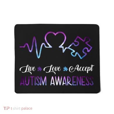 Autism Awareness Galaxy Mousepad