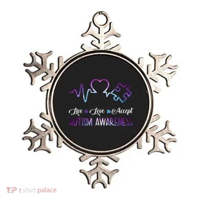 Autism Awareness Galaxy Ornament
