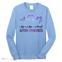 Autism Awareness Galaxy Long Sleeve Shirt thumb 0