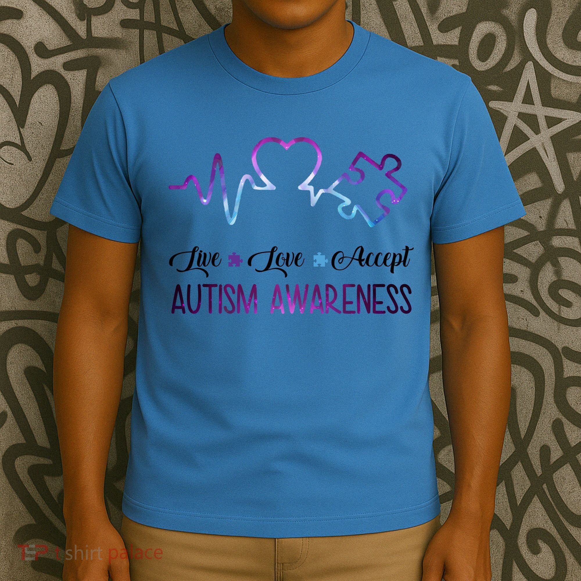 Autism Awareness Galaxy T-Shirt