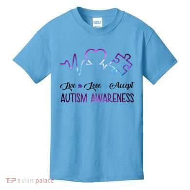 Autism Awareness Galaxy Kids T-Shirt