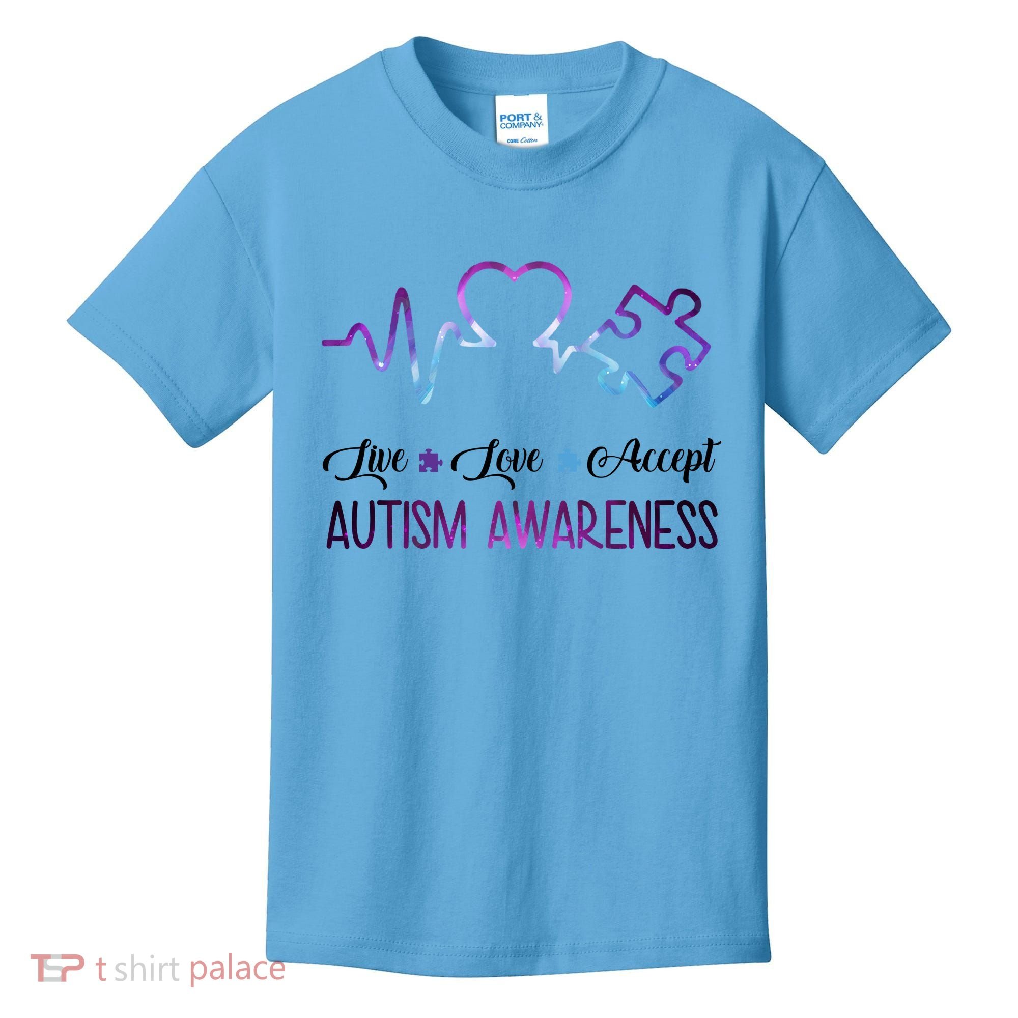 Autism Awareness Galaxy Kids T-Shirt