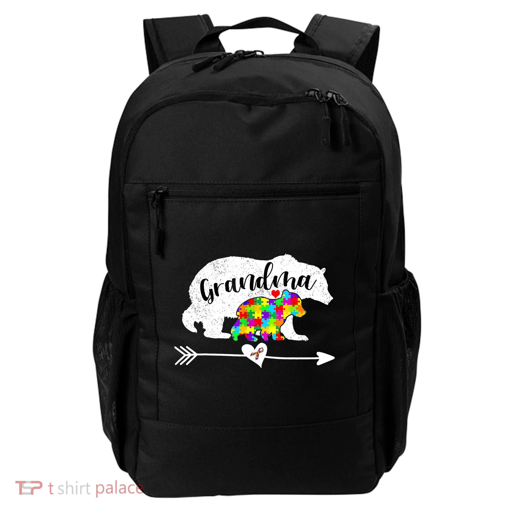 Autism Awareness Grandma Bear Support Autistic Adults Wo Backpack