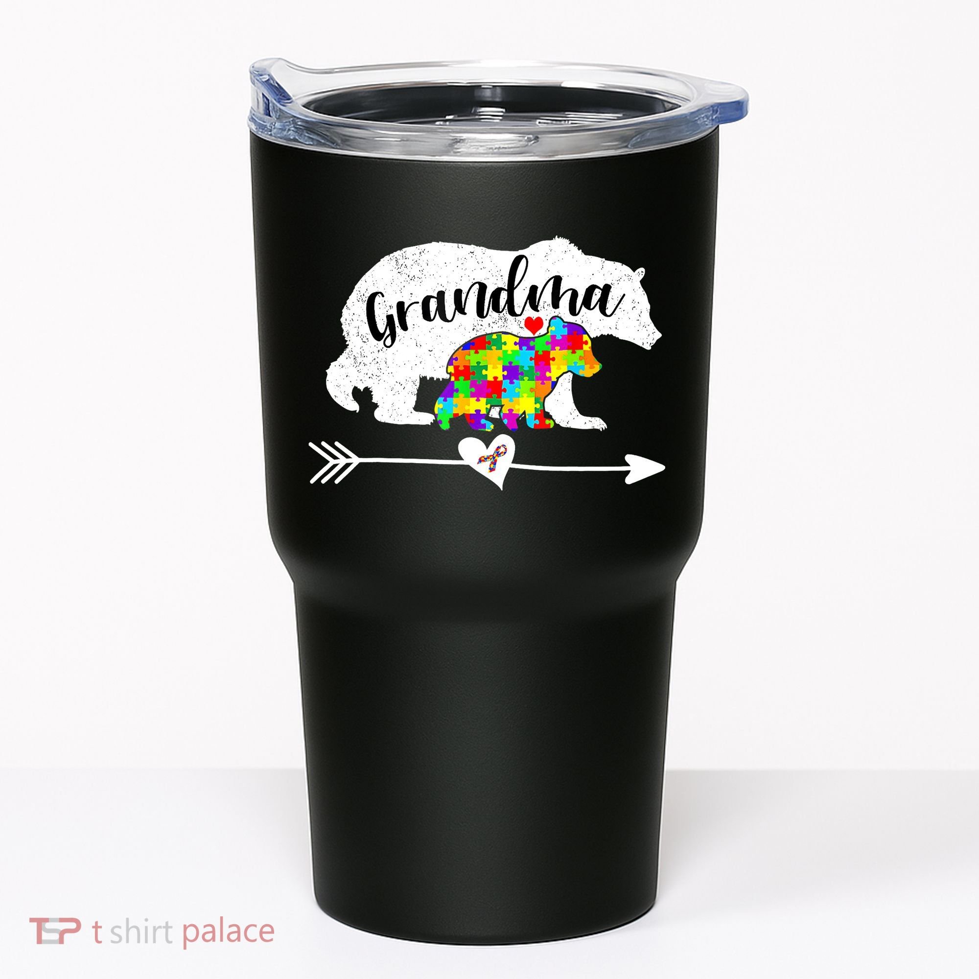 Autism Awareness Grandma Bear Support Autistic Adults Wo Tumbler