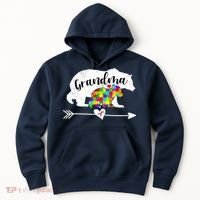 Autism Awareness Grandma Bear Support Autistic Adults Wo Hoodie thumb 0