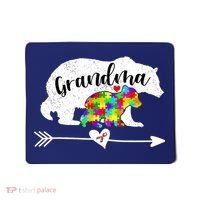 Autism Awareness Grandma Bear Support Autistic Adults Wo Mousepad thumb 0