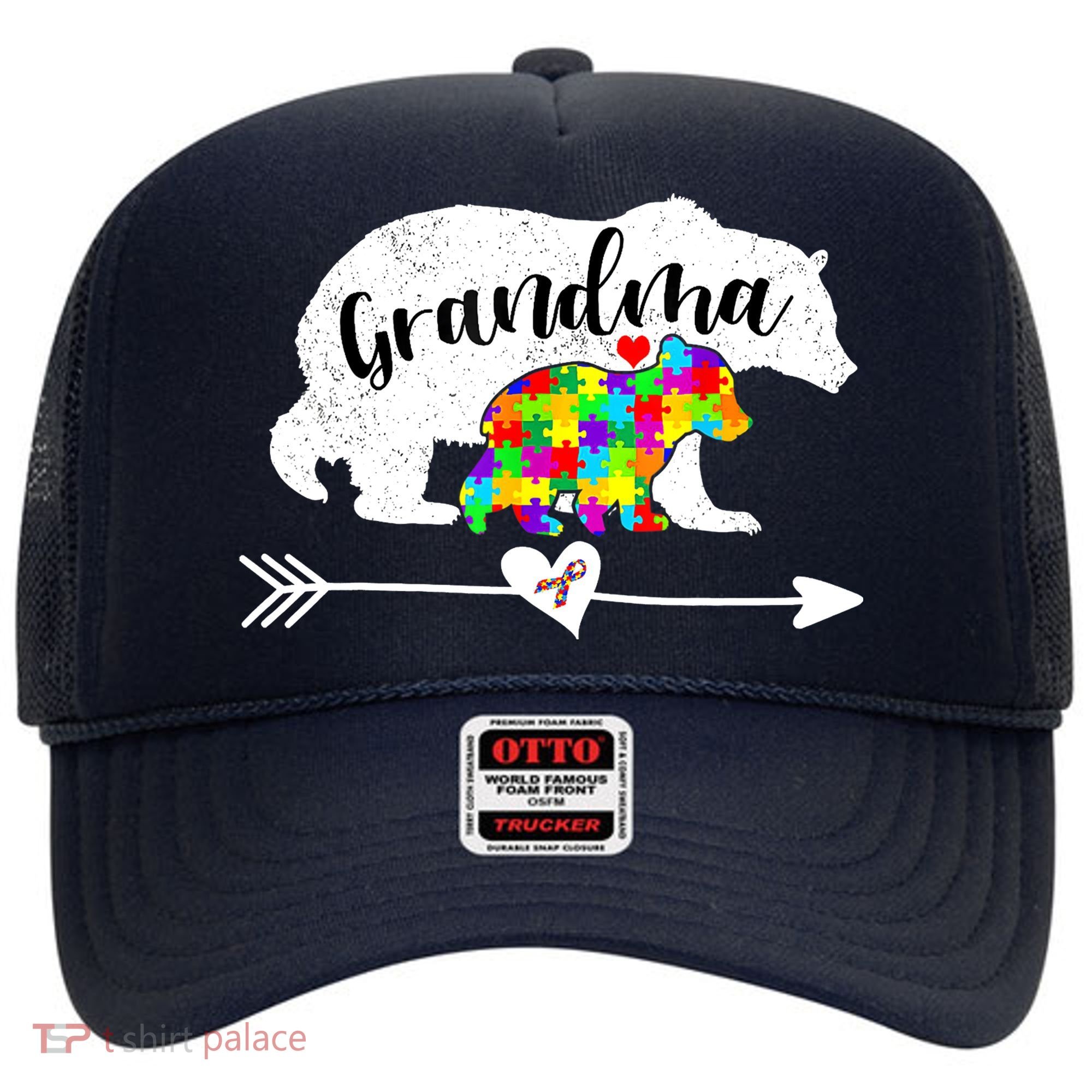 Autism Awareness Grandma Bear Support Autistic Adults Wo Hat