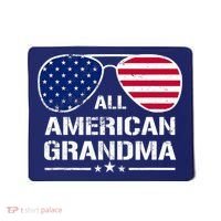 All American Grandma American Flag Patriotic Mousepad thumb 0