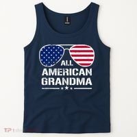 All American Grandma American Flag Patriotic Tank Top thumb 2