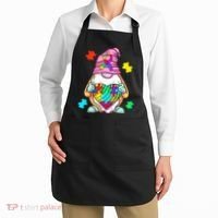 Autism Awareness Gnome Hugging Heart Acceptance Apron thumb 2