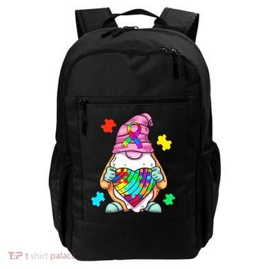 Autism Awareness Gnome Hugging Heart Acceptance Backpack