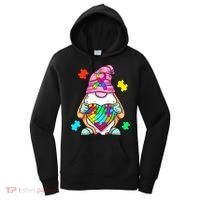 Autism Awareness Gnome Hugging Heart Acceptance Women's Hoodie thumb 0
