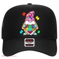 Autism Awareness Gnome Hugging Heart Acceptance Hat thumb 0
