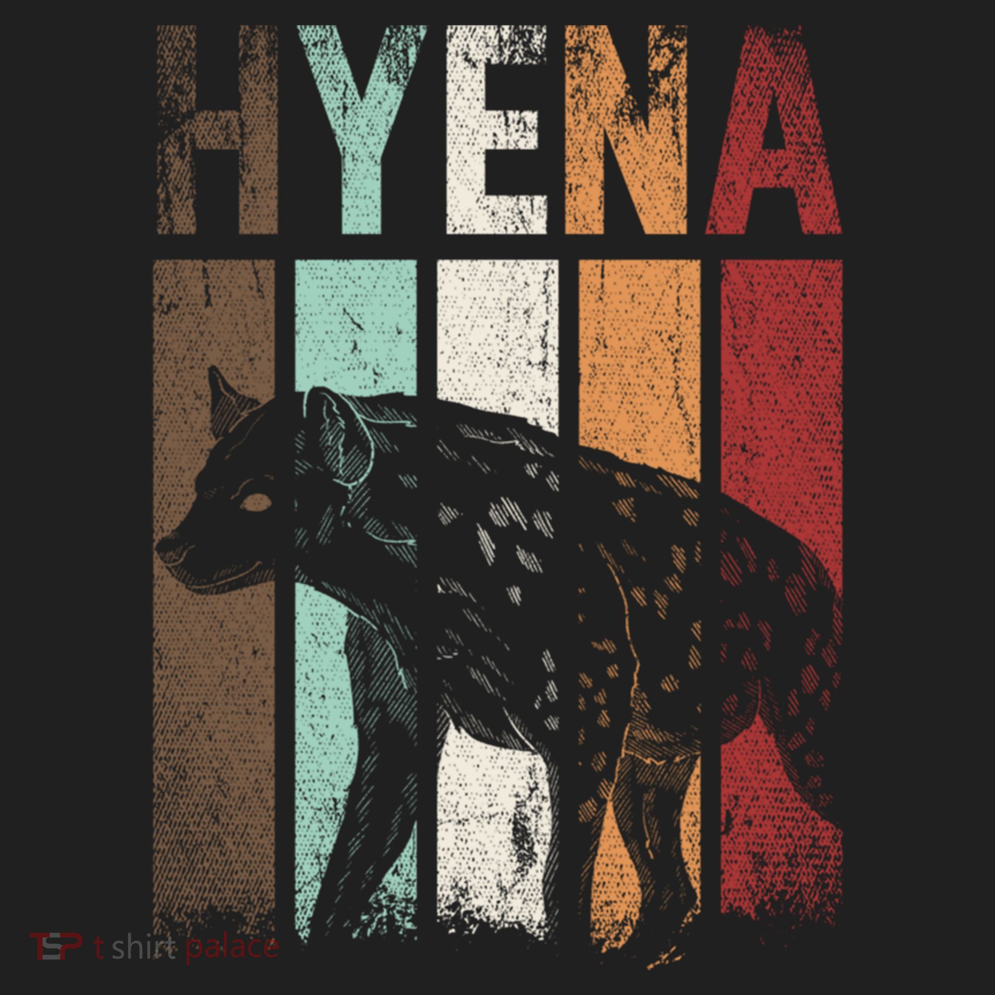 Africa Animal Gift Zoo Keeper Retro Hyena Funny Gift Beanie