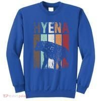 Africa Animal Gift Zoo Keeper Retro Hyena Funny Gift Sweatshirt thumb 0