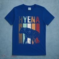 Africa Animal Gift Zoo Keeper Retro Hyena Funny Gift T-Shirt thumb 5