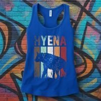 Africa Animal Gift Zoo Keeper Retro Hyena Funny Gift Women's Tank Top thumb 3