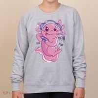 Axolotl Animal Gamer Cute Women's Sweatshirt thumb 0