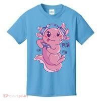 Axolotl Animal Gamer Cute Kids T-Shirt thumb 0