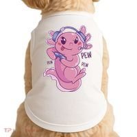 Axolotl Animal Gamer Cute Doggie Tank thumb 0