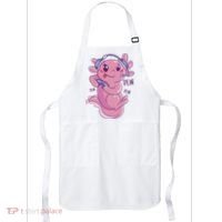 Axolotl Animal Gamer Cute Apron thumb 0