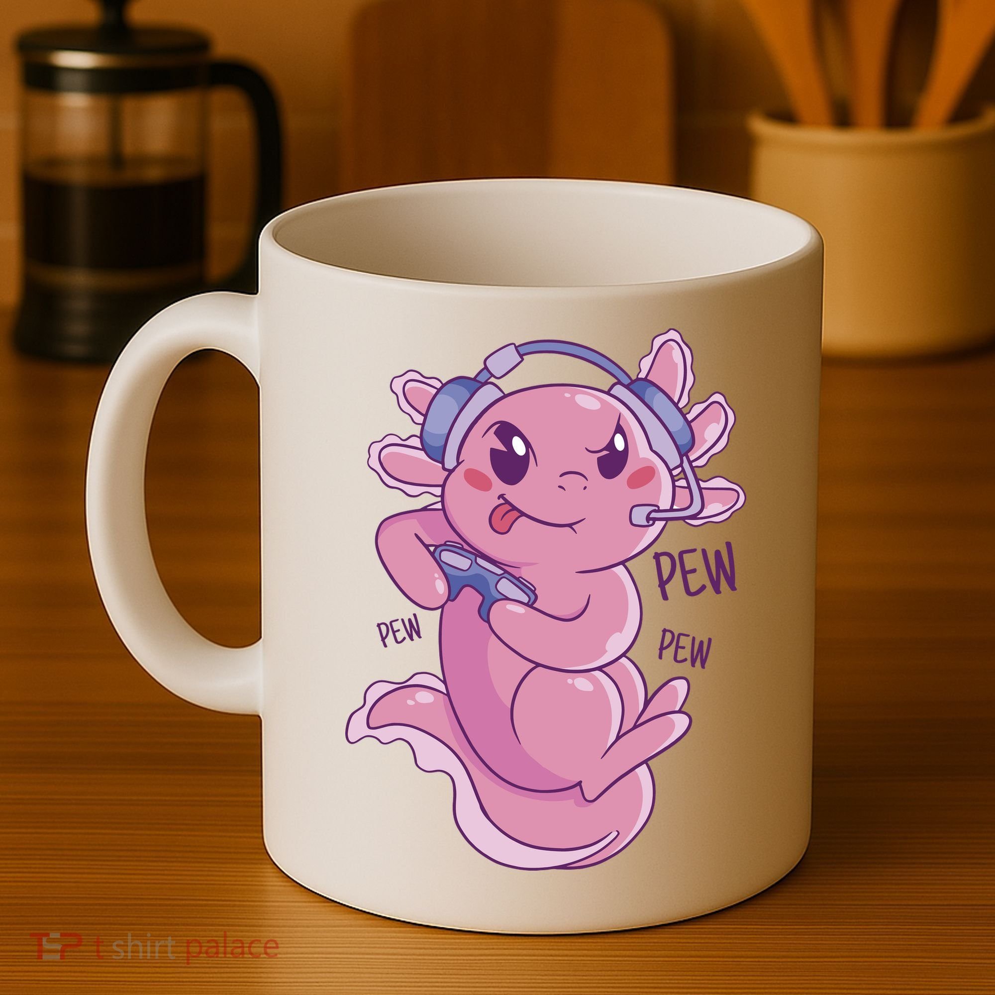 Axolotl Animal Gamer Cute Coffee Mug