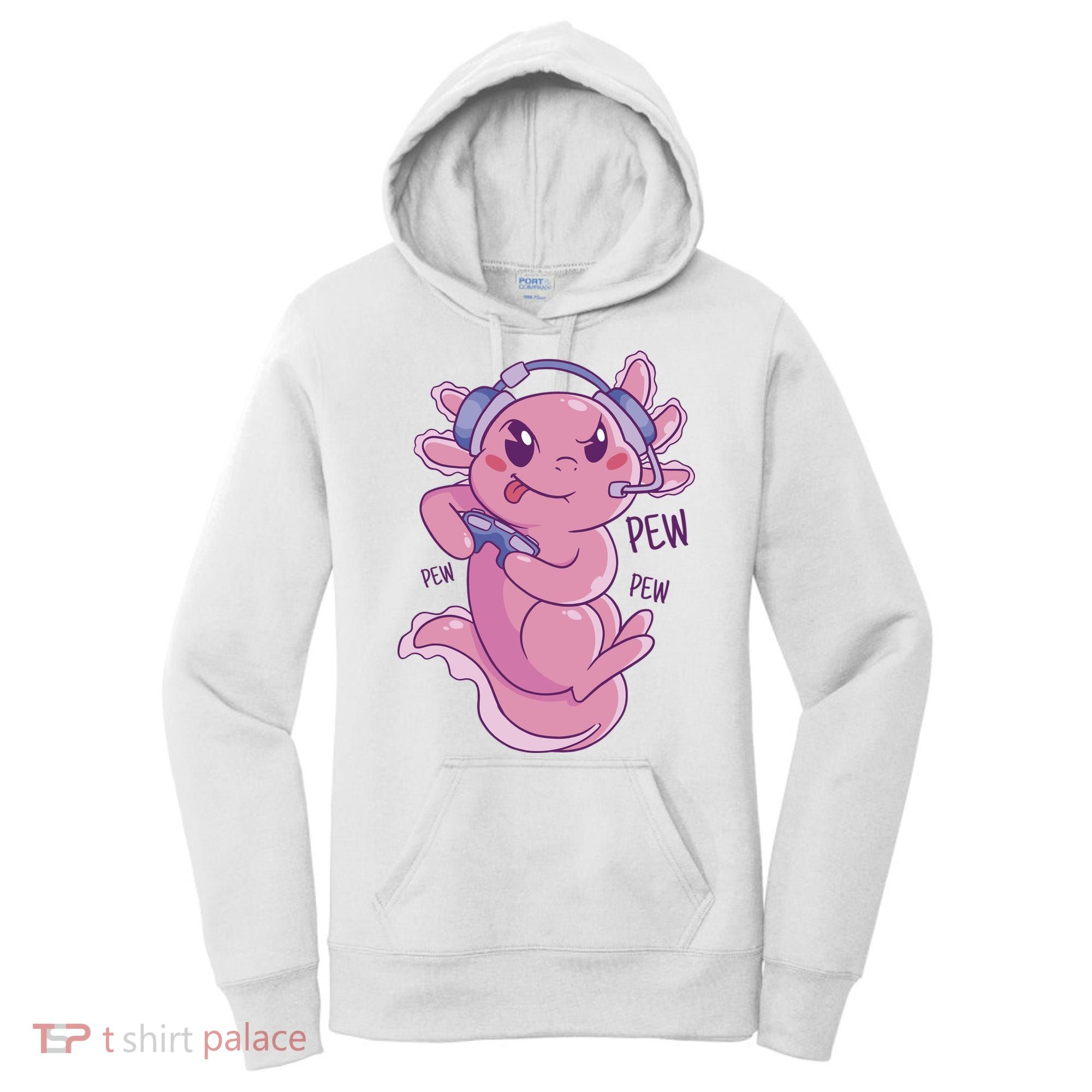 Axolotl Animal Gamer Cute Women's Hoodie