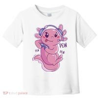 Axolotl Animal Gamer Cute Toddler T-Shirt thumb 0