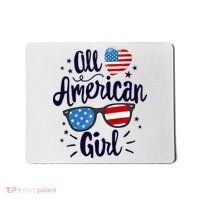 All American Girl USA America Flag Mousepad thumb 0