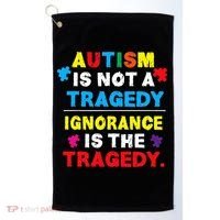 Autism Awareness Gift Fors Mom And Autism Golf Towel thumb 0