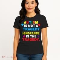 Autism Awareness Gift Fors Mom And Autism Women's T-Shirt thumb 4