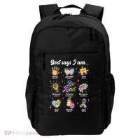 Autism Awareness God Says I Am Backpack thumb 0
