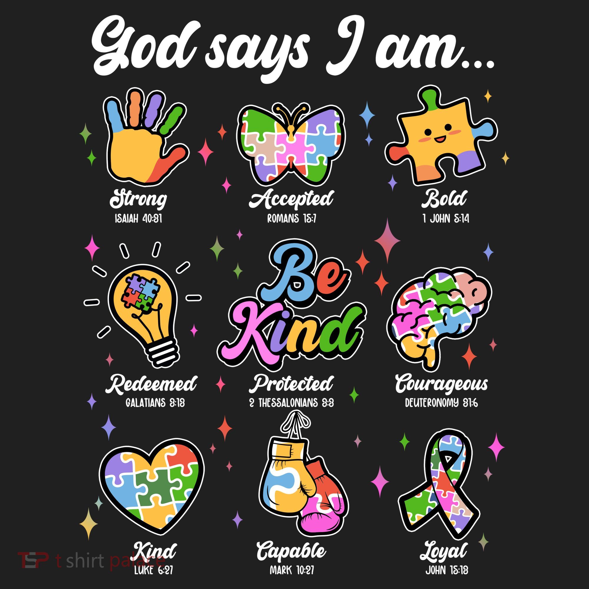 Autism Awareness God Says I Am Beanie