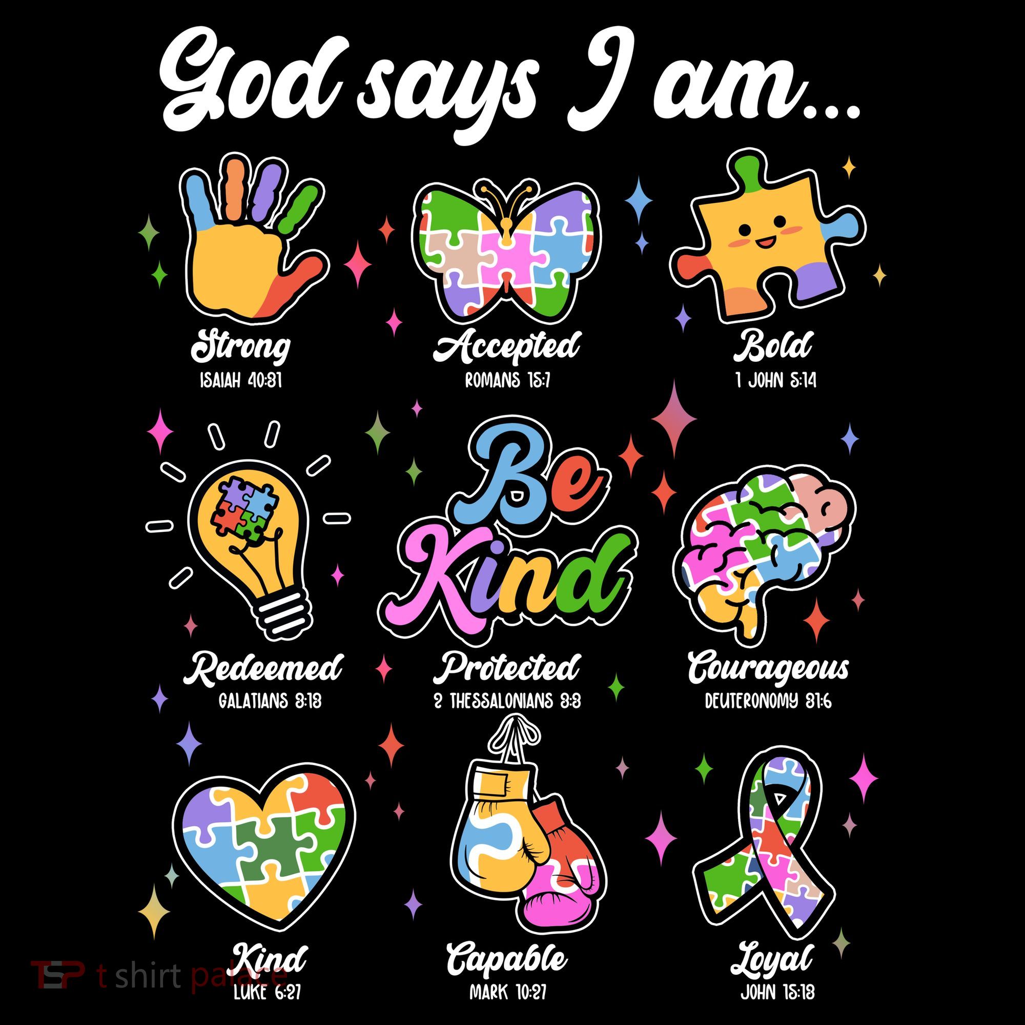 Autism Awareness God Says I Am Women's Hoodie