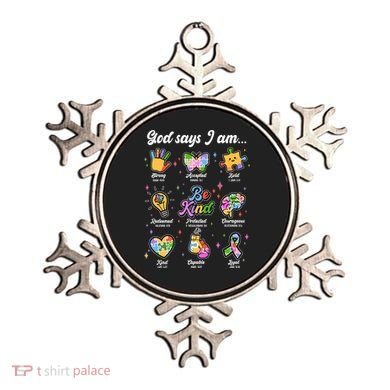 Autism Awareness God Says I Am Ornament