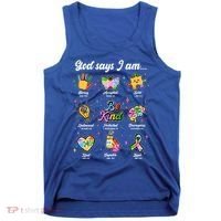 Autism Awareness God Says I Am Tank Top thumb 0
