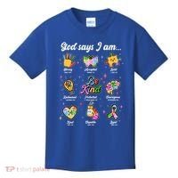 Autism Awareness God Says I Am Kids T-Shirt thumb 0