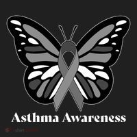 Asthma Awareness Gray Ribbon Butterfly Beanie thumb 2