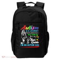 Autism Awareness Gigi Autism Is A Journey Gift Backpack thumb 0