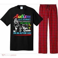 Autism Awareness Gigi Autism Is A Journey Gift Pajama Set thumb 0